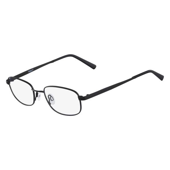 Flexon CLARK 600 Eyeglasses 001 Black Chrome 50mm